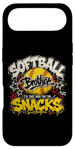 I'm Just Here for The Snacks Funny Softball Brother �X�}�z�P�[�X iPhone Air �p