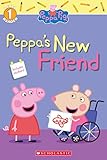  Peppa\'s New Friend (Peppa Pig Level 1 Reader with Stickers)