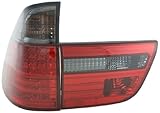 bmw x5 rückleuchten schwarz für BMW X5 E53für Baujahr: 1998 bis 2002Farbe: schwarz/rotmit E Prüfzeichen (eintragungsfrei)led Rückleuchten BMW X5 E53inkl. Kabelstrang für LEDLED Leuchtmittel enthalten1 Set bestehend aus 2 Rückleuchteneinfache Montagebeste Verarbeitung