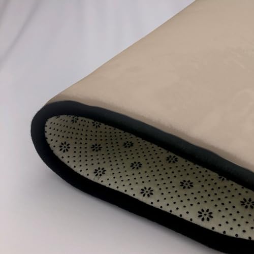 Tapis de sol marron clair 203x147 cm pour le salon