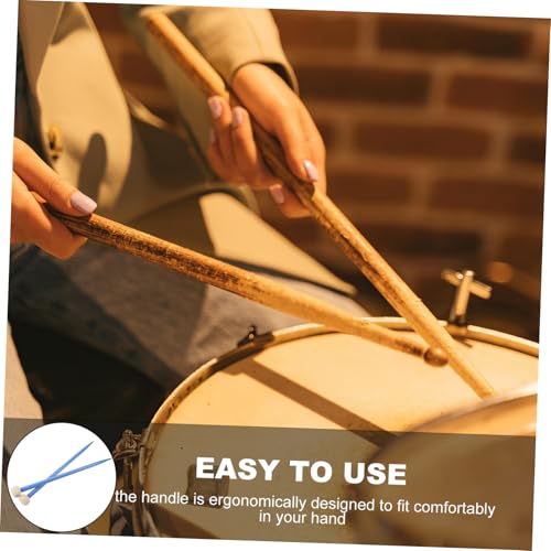 Par de Baquetas para Timpani con Cabeza de Fieltro Azul miniatura 3