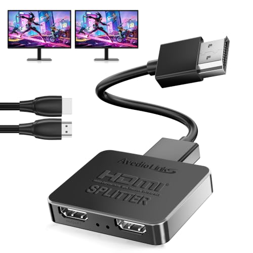 Amazon | HDMI 分配器 1入力2出力 4Kx2K@60Hz【安定接続設計】2台同時
