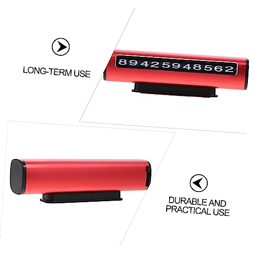 SUPVOX Sinal De Estacionamento Temporário Ocultável O Sinal Número De Movimento Do Carro Enfeite De