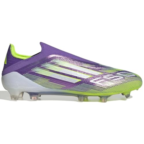 adidas Unisex-Adult Purrus/Ftwwht/Luclem F50 Elite LL FG Purple rushFtwr White/Lucid Lemon 10 US