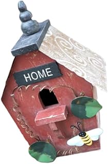 Warmhm Miniture Decoration Out Door Decor Sunflower Outdoor Decor Outdoor Bird Houses Small Bird House Rustic Ornaments Rural Hanging Pendant Rural House Ornament Bird House Model