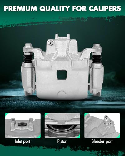Image of SCITOO Front Right Brake Caliper With Bracket 19B7103 Compatible For Jeep Grand Cherokee 1999-2004