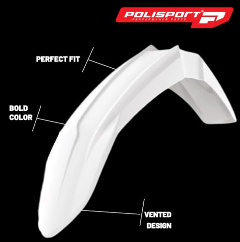 Polisport 91128 - Polisport Mx Plastic Replica Kit Per Chi Cerca La Qualità Oem Per Moto Yamaha In Colore Bianco - 7