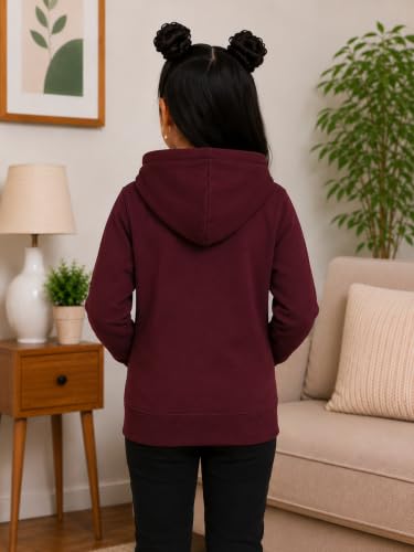 Image of ADBUCKS Girl's Cotton Hooded Sweatshirt