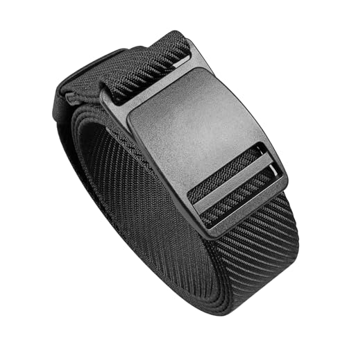 Quick-Release Buckle Nylon Canvas Breathable Military Tactical Men Waist Belt with Plastic Buckle for Teens