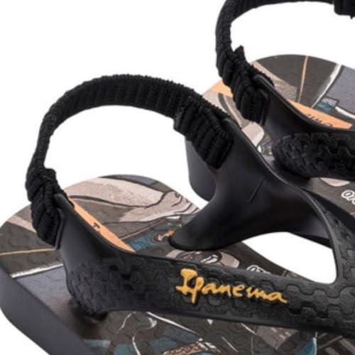 Chinelo Infantil Ipanema Super Pets R.27027 Cor:Preto;Tamanho:29/30;Gênero:Masculino