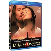 The Scarlet Letter 1995 Blu-Ray Spanish Import, Plays in English, Demi Moore, Gary Oldman, Nathaniel Hawthorne, Roland Joff&eacute;