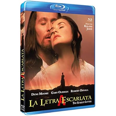 The Scarlet Letter 1995 Blu-Ray Spanish Import, Plays in English, Demi Moore, Gary Oldman, Nathaniel Hawthorne, Roland Joffé