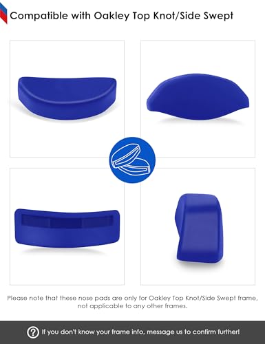 Image of BLAZERBUCK Replacement Nose Pieces for Oakley Frogskins Range /Frogskins Range XL /Top Knot /Side Swept /HSTN /Spindrift /Wildrye