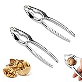 【Materiales de alta calidad】La galleta de nueces está hecha de aleación de zinc de alta dureza, fuerte y resistente al óxido. La herramienta abridor de nueces no es fácil de romper o deformar con el uso diario.