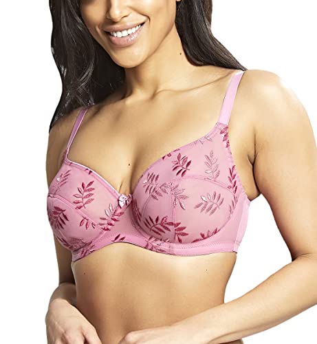Panache Women's Underwired Sports Bra, Opaque, Rose, 42K