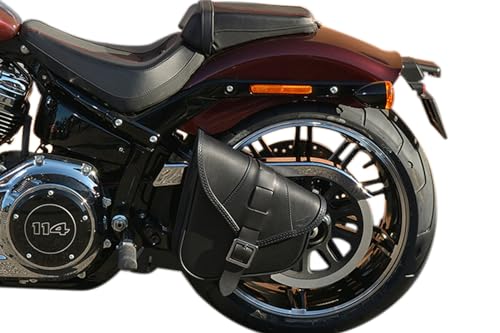 ends cuoio - Motorrad-Gepäckträgertasche aus echtem Leder, kompatibel mit...