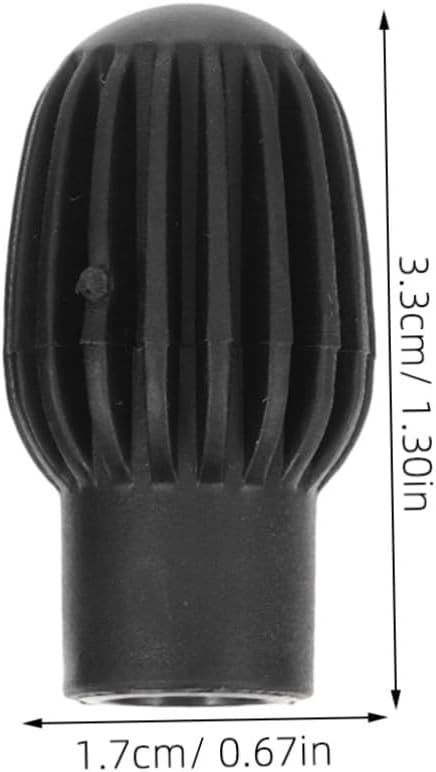 Cubiertas Silicona para Baquetas 4 Piezas Negro Rojo miniatura 2