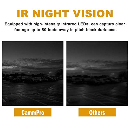 CammPro M1N Mini UHD 1440P Police Body Camera Advanced Video Coding, Night Vision and Waterproof, Premium Surveillance Pocket Body Worn Camera for Law Enforcement, Security Guards