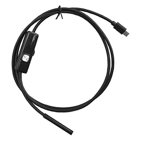 USB Endoscope HD Pipeline Fibrescope Waterproof Snake Inspection Camera Electronic Equipment Ductoscope with LED for Automotive Industrial Water Pipes(5m(16.4ft)) Cover