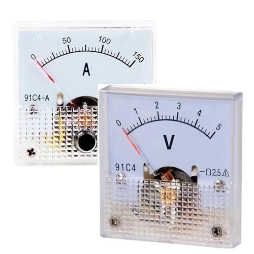 Ampèremètre 91C4 analogique 0-10A avec cadran à aiguille mécanique pour panneau