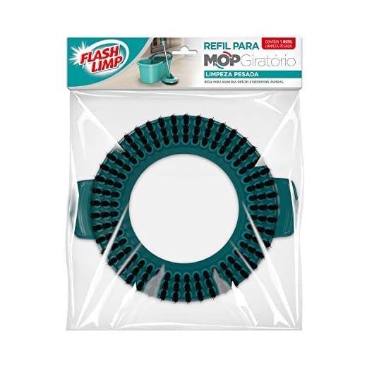 Flash Limp Refil Limpeza Pesada Para Mop Giratório Compatível Com Os Modelos (Ref.: Mop7290 Mop7824 Mop9782 Mop8258 Mop8209-Va Mop8210) Rmop6308