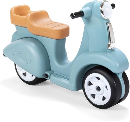 Step2 Ride Along Scooter Kids Push Car, Foot Powered Ride On Toy, Practice Balance with 4 Wheels, Made of Durable Plastic, Max Weight 40 lbs., For Toddlers 1.5-4 Years Old, Aqua - image 1
