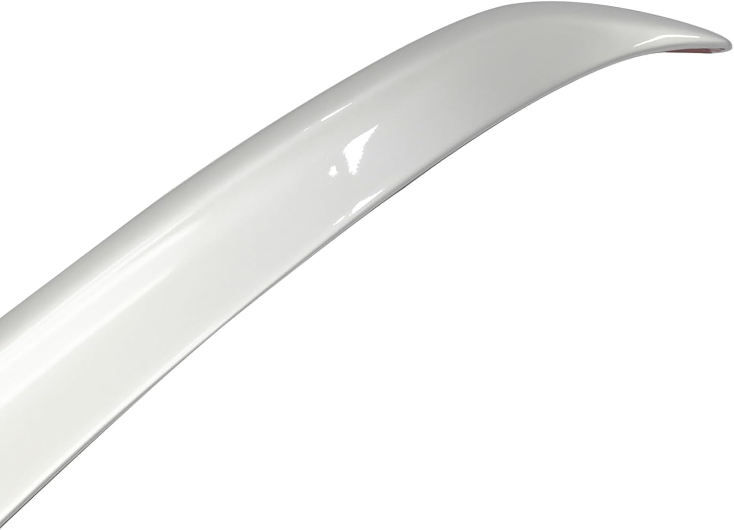 IKON MOTORSPORTS, Trunk Spoiler Compatible with 2004-2010 BMW 5 Series E60 4-Door Sedan/Saloon, AC Style Painted #354 Titanium Silver Metallic ABS Plastic Rear Trunk Lid Spoiler Wing Lip