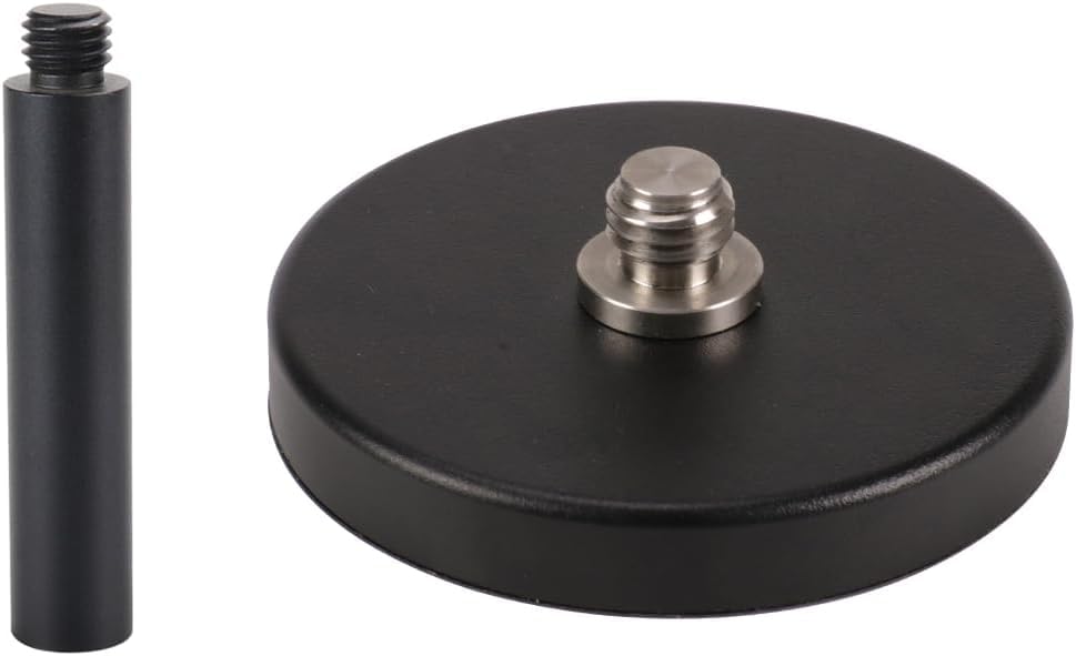 Support magnétique pour antenne GNSS avec filetage 5/8" x 11 et rallonge topographique