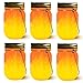 Solar Powered Glass Mason Jar Lights, 2-Pack 30 LEDs Warm White Fairy Led String Lights with Large Size Clear Mason Jar,Outdoor Solar Lanterns(Jar and Hangers Included)