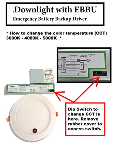E2 Lighting Led Downlight 6 Inch | 16W Dimmable W/ 90 Min Emergency Battery Backup | Ultra-Slim Led Recessed Light | Ic Rated And Energy Star Led Roof #TOP2