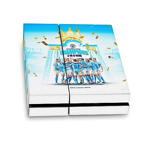 Sticker PS4 Manchester City Skin Console Vinyle Man City Autocollant De Jeu Champions 2023
