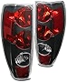 ZMAUTOPARTS Tail Brake Lights Rear Lamps Black Compatible with 2004-2012 Chevy Colorado/GMC Canyon