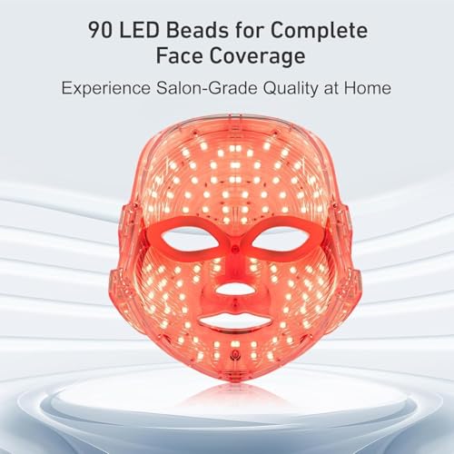 Image of Red Light Therapy Mask For Face,7 Colors Led Face Mask Light Therapy,At-Home Photon Skin Care