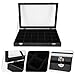 BESPORTBLE Transparent Jewelry Box with Lid Dustproof Storage Case for Rings Earrings Necklaces Fashionable Display Organizer for Home Dressing Table and