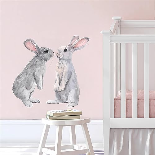 Vinilo decorativo sacinora con conejitos para pared