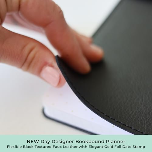 Blue Sky Day Designer 2025-2026 Academic Year Weekly and Monthly Planner Calendar, July 2025 - June 2026, 12-Month, 8" x 10", Faux Leather Cover, Bookbound, Black - Thumbnail 7