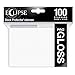 Ultra Pro 88-15600 Eclipse Gloss Standard Sleeves (100 Pack) -Arctic White