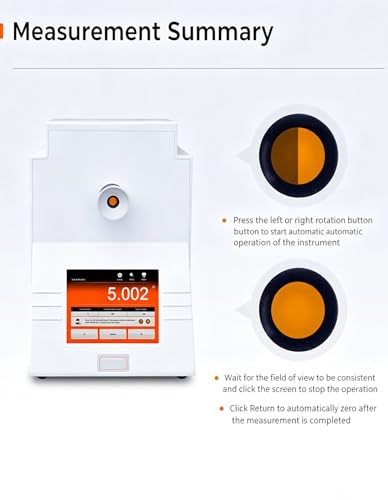 Image of Multiparameter Semiautomatic Polarimeter with Optical Rotation Specific Rotation Concentration International Sugar Scale + /- 90 Degree 100mm 200mm Tube USB Interface