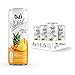 Bai Bubbles Peru Pineapple, Antioxidant Infused, Sparkling Water Drinks, 11.5 Fluid Ounce Cans, 6 count (Packaging May Vary)