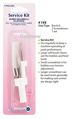 Sewing Machine Servizio Kit Set Lint Brush Brother...
