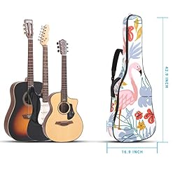 Housse étanche pour guitare acoustique avec double bandoulière et poche Motif plumes colorées, Multicolore 06, 42.9×16… - Les Beatles, Paul McCartney, John Lennon, RIngo Starr, George Harrison Housse étanche pour guitare acoustique avec double bandoulière et poche Motif plumes colorées, Multicolore 06, 42.9x16… – Image 5