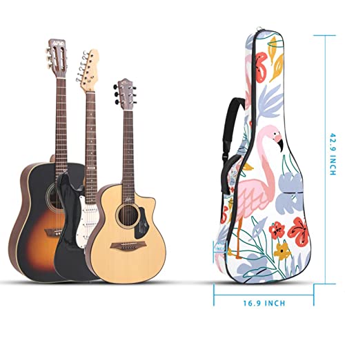 Housse étanche pour guitare acoustique avec double bandoulière et poche Motif plumes colorées, Multicolore 06, 42.9×16… - Les Beatles, Paul McCartney, John Lennon, RIngo Starr, George Harrison Housse étanche pour guitare acoustique avec double bandoulière et poche Motif plumes colorées, Multicolore 06, 42.9x16… – Image 6