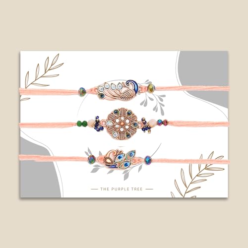 Image of The Purple Tree Rakhis For Brother, Rakhis for bhai, Rakshabandhan Gift, Rakhi Gift, Best Rakhi For Brothers