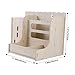 POPETPOP Bunny Feeder Holder Multi-Functional Hay Feeder for Animals Design for Less Waste for Guinea Pigs and Birds