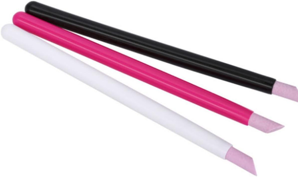 Levemolo Nail Polishing Pen Set Plastic Pen Shape Cuticle Remover for Nail Art Use 6pcs Professional Manicure Accessories