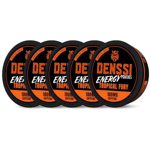 Denssi Bolsas de energía – Bolsas de energía de cafeína – Reemplazo gratuito/alternativa para concentración y energía – Bolsas nootrópicas sin azúcar, fabricadas en los Estados Unidos y delicioso