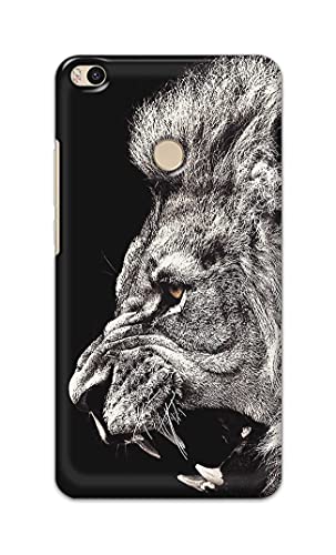 Image of Roaring Lion Hard Back Case Cover for Mi Max 2 (6.44 inch) Back Cover -(J5) VNS2225