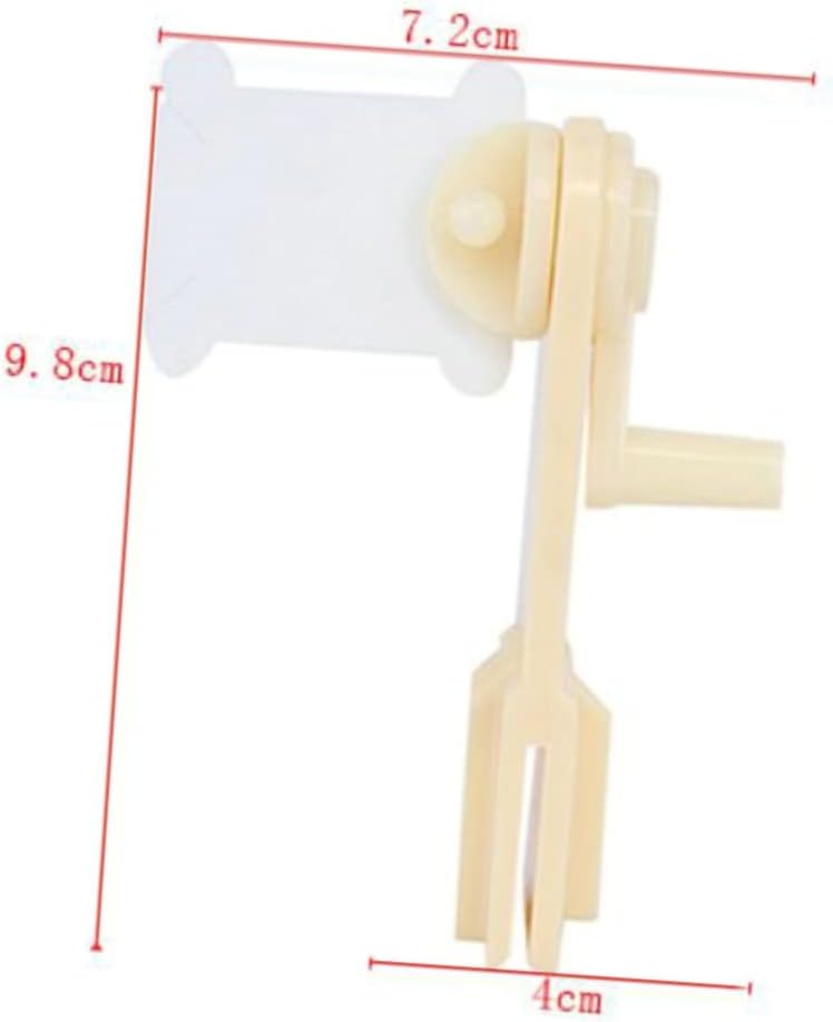 EPIGEIST Household Portable Yarn Ball Winder Manual Fiber String Quick Winder with Smooth Edge Detachable Spindle for Easy Storage for Crocheting and Crafting