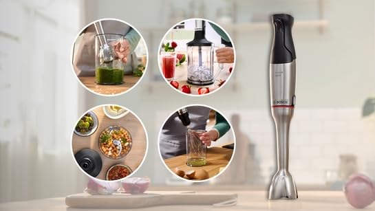 Seria 6 ErgoMaster blender ręczny 1200 W stal szlachetna MSM6M852