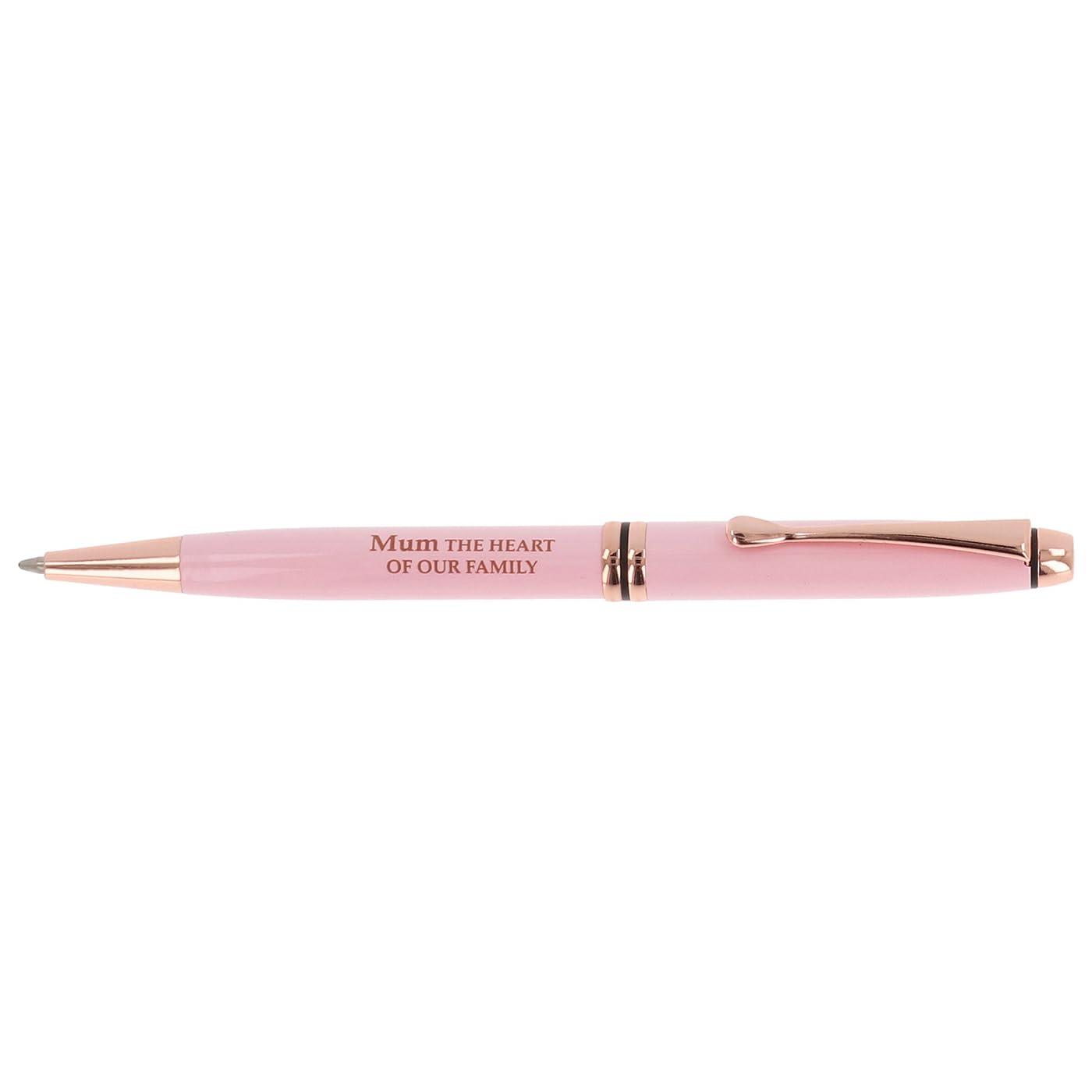 Bridgewater Pen Company Sentimental Ballpoint Pen, Luxury Refillable Ballpoint, Boxed with Message Card for family, Mum, Nan, Sister, Friends, Dad & Grandad (Mum Heart of Our Family) - Image 2